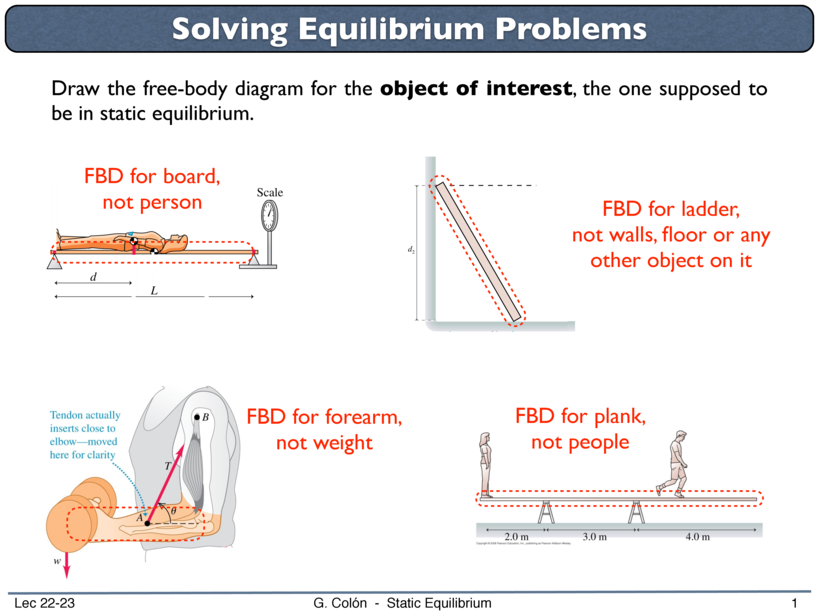 equilibrium handout solution