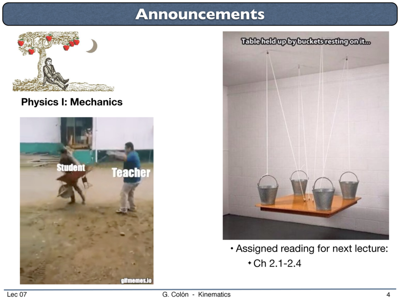 1D kinematics slides